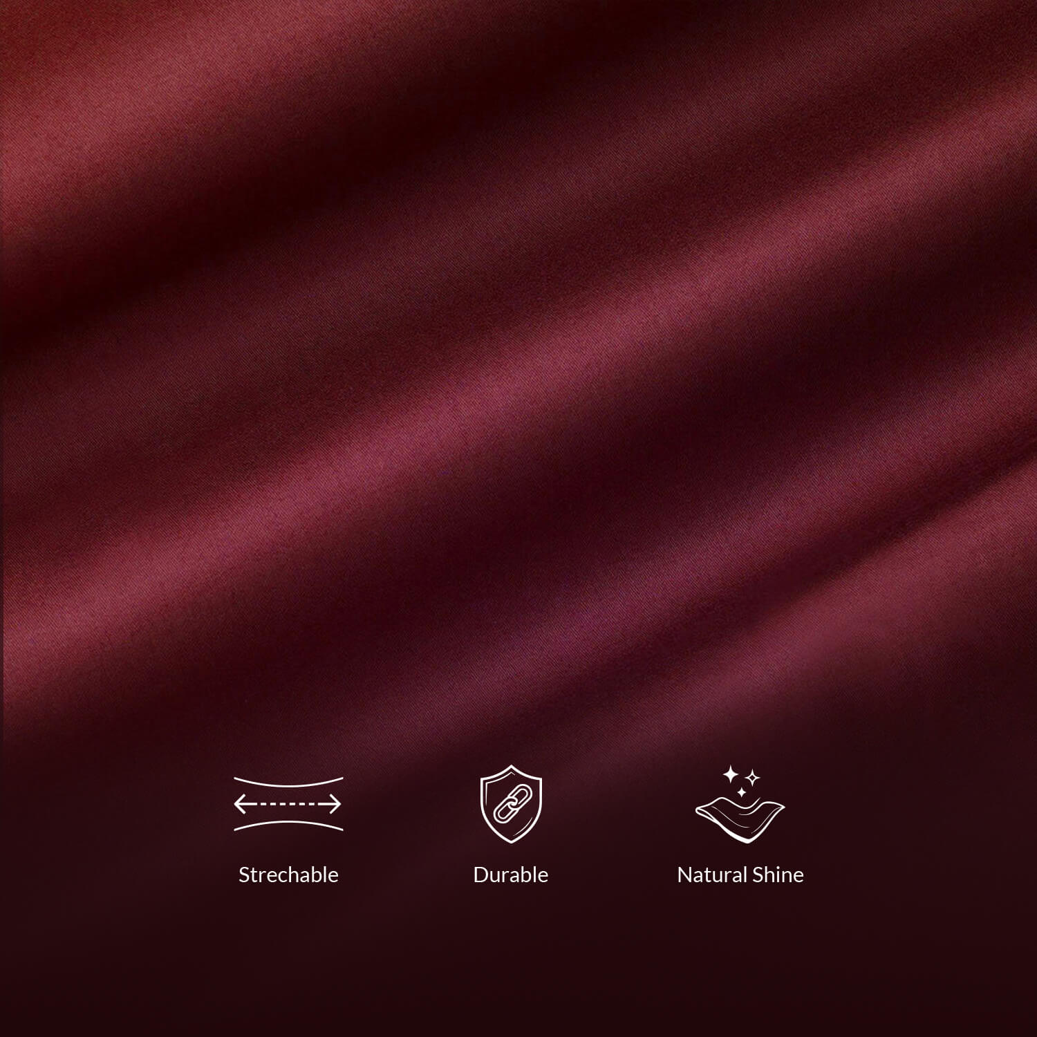 Flexi Stretch Plus Shirt in Wineberry - Image 3