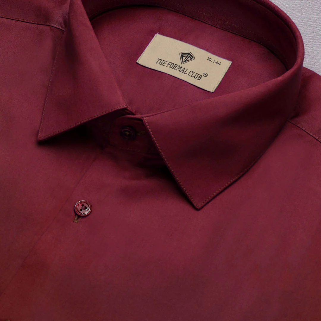 Flexi Stretch Plus Shirt in Wineberry - Image 4