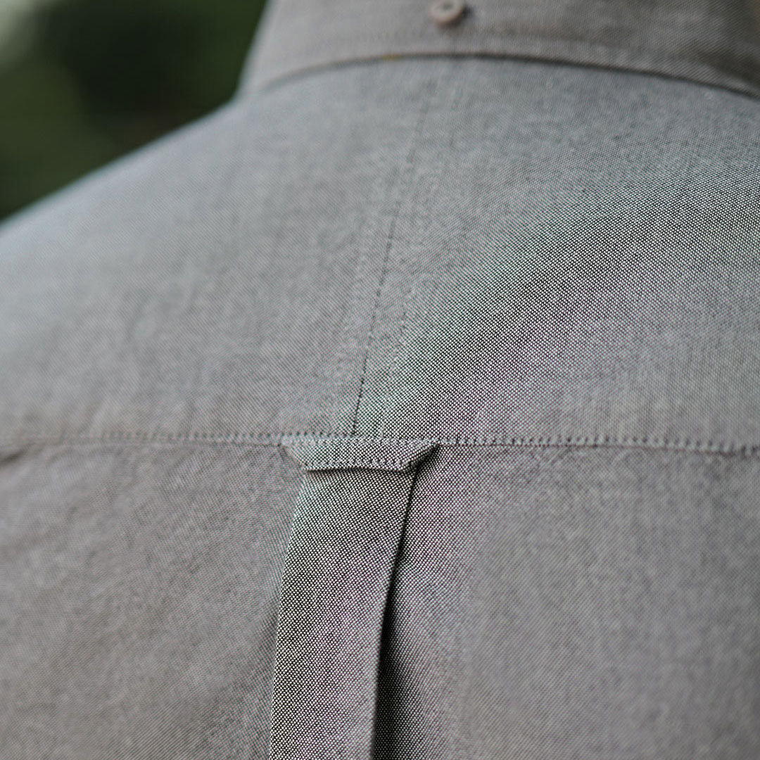 Regal Oxford Solid shirt in Ash Grey - Image 6