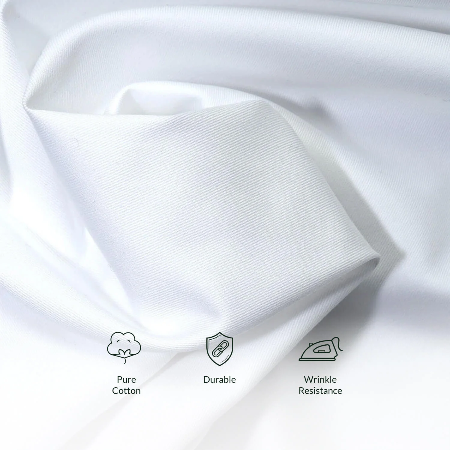 Whisper Easy To Iron French Cuff Shirt In Cloud White - Image 2