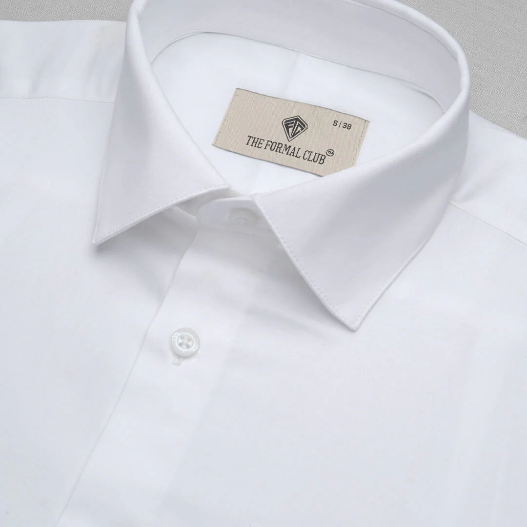 Whisper Easy To Iron Shirt In Cloud White - Image 3